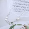 TseenYi Star Pendant Choker Necklace Silver Star Pendant Necklace Hollow