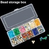 DARUITE Plastic Organizer Box, 12 Grid Storage Box with Removable