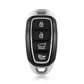 Keylessbest Key Fob Remote Replacement for 2018 2019 2020 2021 Hyundai Kona 4 Buttons 433MHz TQ8-FOB-4F18,Black