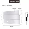 CFOFT French Cleat Picture Hanger Aluminum Z Hanger Interlocking Wall