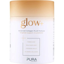 Pura Collagen Glow+ Unflavoured Bovine Collagen Peptide Powder - 284g / 28 Servings