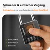 Padlock with Combination Code - Heavy Duty Weatherproof 4 Digit