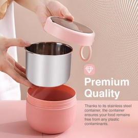 Overnight Oats Container 20oz Canning Jars Food Storage Containers With Lids Meal Prep Containers Reusable Yogurt Cups Cereal Containers Storage Lunch Box Containers Overnight Oats Containers With Lid