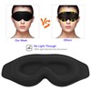 EMICUTE 3D Sleep Mask for Women Men, Super Comfort Eye