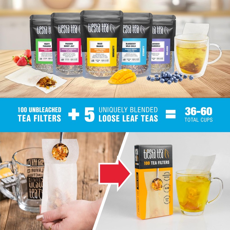 Tiesta Tea Premium Starter Loose Leaf Sampler Kit - Classic