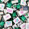 Sierra and Red Mahjong Acrylic Mahjong Tiles 4-layer Engraved American
