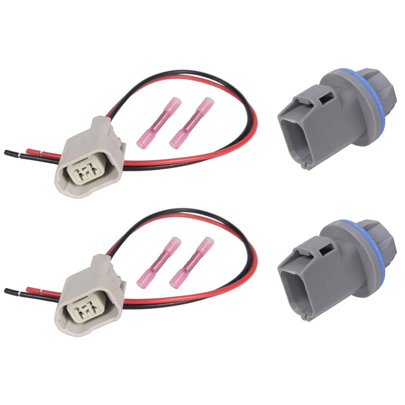 Lanphitus 2 Set Rear License Plate Light Lamp Bulb Socket