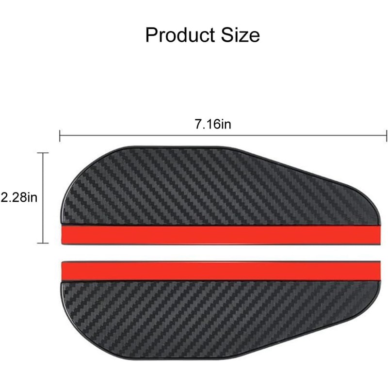 Car Rear View Mirror Rain Visor Guard, Auto Side Mirror