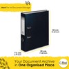 OFFICE CENTRE 1x Black A4 Large 75mm Lever Arch File
