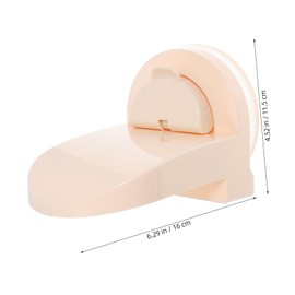 FRCOLOR Shower Footrest for Shaving Legs Nonskid Bathroom Pedal Wall Mounted Slip Foot Rest for Safe and Convenient Washing Durable Space Saving Design for Women and Pregnant Use