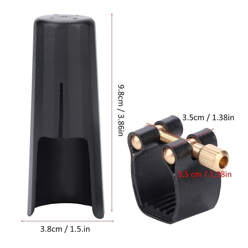 Saxophone Ligature PU Lightweight Portable Durable Saxophone Mouthpiece Ligature Fixing