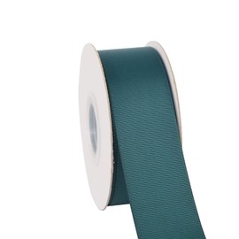 Ribbonitlux 1.5" Wide Solid Grosgrain Ribbon 25 Yards (347-Teal）, Set for Gift Wrapping, Party Decor, Sewing Applications, Wedding and Craft