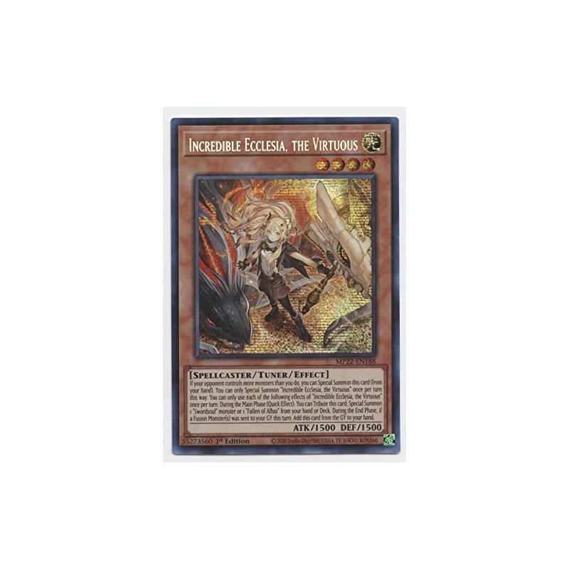 Incredible Ecclesia, The Virtuous - MP22-EN188 - Prismatic Secret Rare
