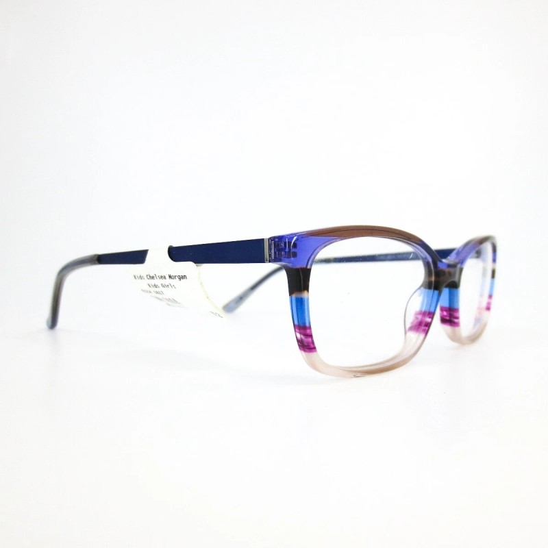 CHELSEA MORGAN CMM 9004 Multicolor Rectangular Kids Girls Eyeglasses 49-14-135