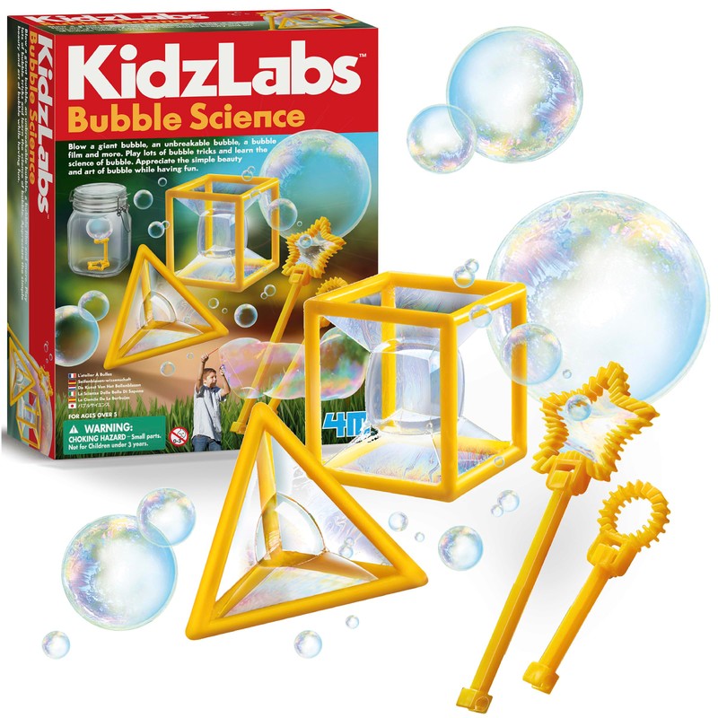 4M KidzLabs Bubble Science Kit, Blow a Giant Bubble &