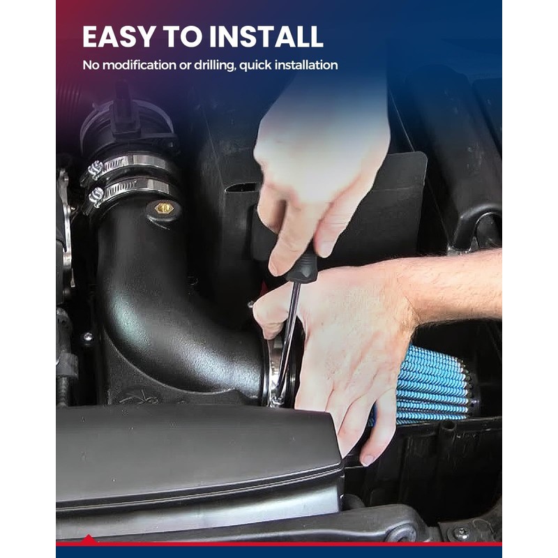 KAX 4" Cold Air Intake Kit Compatible With Dodge Charger