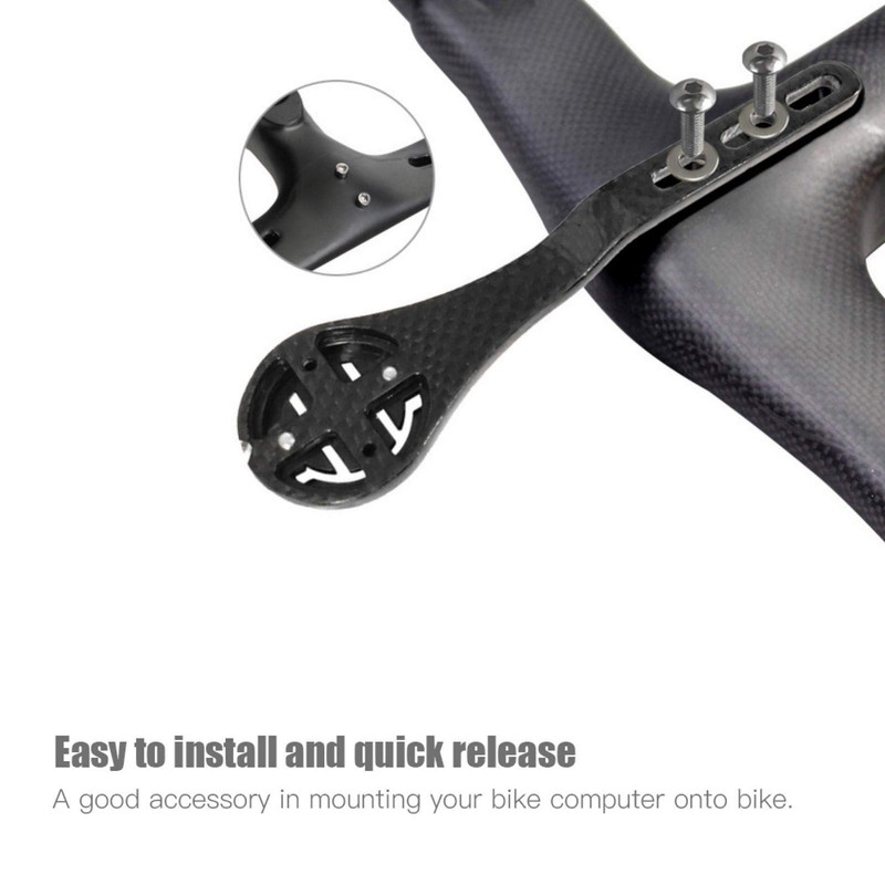 Gub692 Carbon Fibre Bicycle GPS Computer Handlebar Mount Extension Bracket
