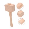 Operitacx Leathercraft Mallet Small Wooden Hammer Compact Woodworking Tool for