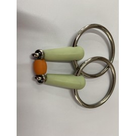 LALOCAPEYO Apple Flavor Professional Stainless Steel Horse Mouth Bite Easy Training Equestrian Horse Mouth Roller Equestrian Equipment Training Equipment