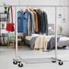 Simple Houseware Heavy Duty Clothing Garment Rack, Holds Up to