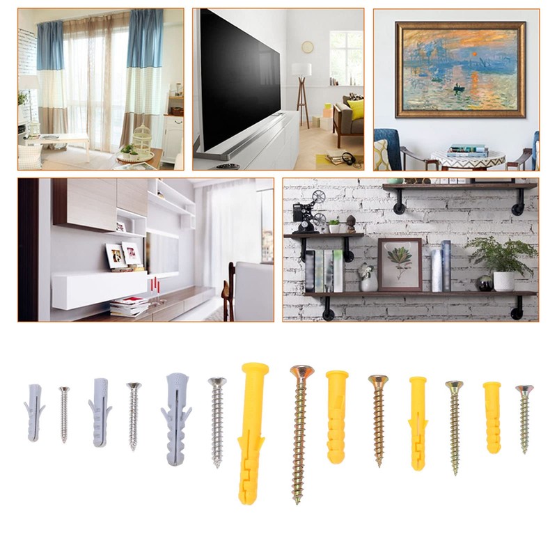 210 Uds tornillo autorroscante M5 M6 M8 surtido de anclajes