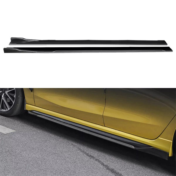 Unbranded Fit For Universal Side Skirt Extension Rocker Panel Body
