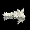 Tumbler Straw Buddy Dragon Guardian Straw Figurine 3D Printed:_Ice