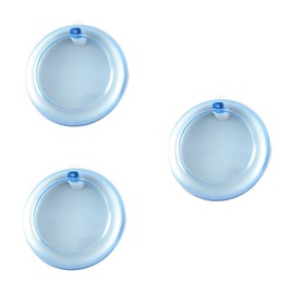 Minkissy 3 Pcs Top and Bottom Dentures Case Holder Plastic Storage Box for Daily Use