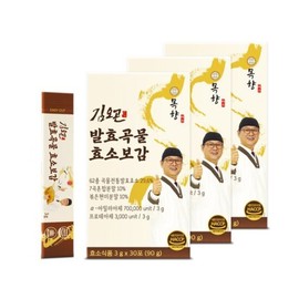 김오곤 발효곡물 효소보감 3박 (90포) Kim O-Gon Fermented Grain Enzyme Health Supplement 3-Pack (90 Sachets)