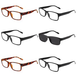 Gaoye 5 Pack Reading Glasses Men/Women, Eyeglasses, Blue Light Readers for Men/Women, Computer Eye Glasses, Cheaters