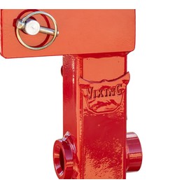 Mytee Products 49" Hay Spear 3000 WLL and 2 Stabilizers Spears - Bale Spear 3-Point Trailer Hitch 2" Receiver w/Trailer Ball Hitch Gooseneck Drawbar for Category 1 Tractor