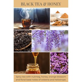Eco Candle Co. Eco Beans Wax Melts 2-Pack, Black Tea & Honey, 3.5 oz. - Scents of Spicy Tea, Nutmeg, Honey, & Orange - 100% Soy Wax Fragrance & Essential Oil Blends, Phthalate Free, Midwest Soybeans
