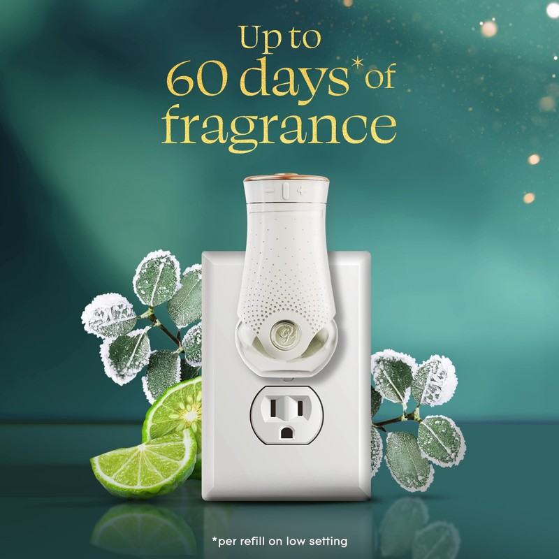 Glade PlugIns Refills Air Freshener, Bergamot & Eucalyptus, Scented and