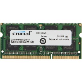 Crucial New 8GB Crucial SO-DIMM Laptop Notebook RAM DDR3 PC3-12800 1.35V CT102464BF160B
