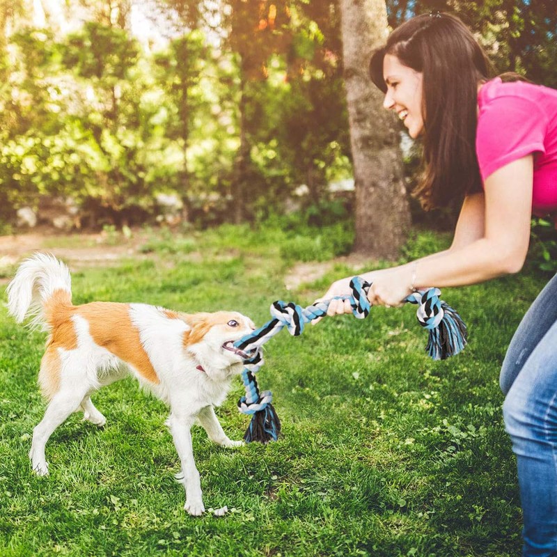 TAKMOO Juguetes para Perro, Cuerda para Masticar Perros, Cuerda Indestructible