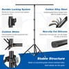 T-Shape Backdrop Stand 5.9 x 5.3FT Multifunction Background Support Stand