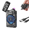COMANYI Electric Lighter with Plasma Arc, Windproof USB Rechargeable Lighter