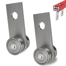 2pcs Bearing Trolley Assembly for Unistrut Trolley 1-5/8" Wide and All 1-5/8" or Taller Strut Channel, 2 Wheel Trolley Assembly Rollers Suitable for Hoist Trolley and Track System
