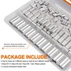 ISPINNER 180pcs Aluminum Crimping Loop Sleeve Assortment Kit, 1/16" 1/8"