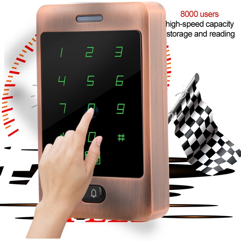ZKFP300E Metal RFID Access Controller 125KHz Reader Touch Keypad (Normal)