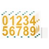 uxcell 3 Sheets/30 Pcs Mailbox Numbers for Outside, 3 Inch