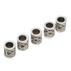 20PCS Beard Beads Retro Alloy Multipurpose Hair Tube Beads for