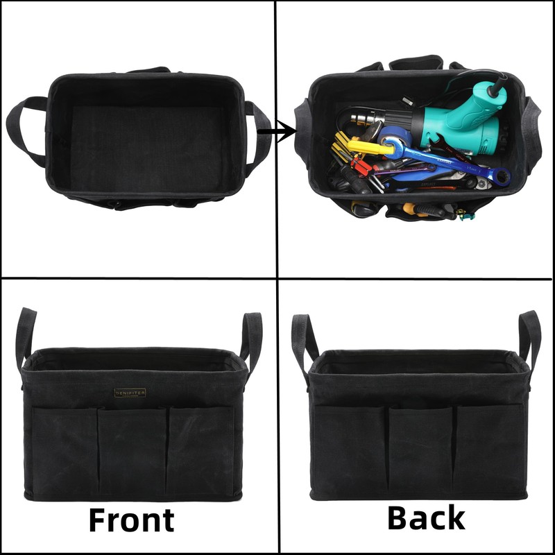 Storage Tool Case, 13.8 x 7.8 x 7.8 Inches, Rectangular