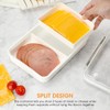 AIEVE Deli Meat Container for Fridge,Ham and Cheese Storage Box