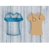 Nurse Scrubs - Cookie Cutter/Sugar Cookie/Fondant/Clay (1390)
