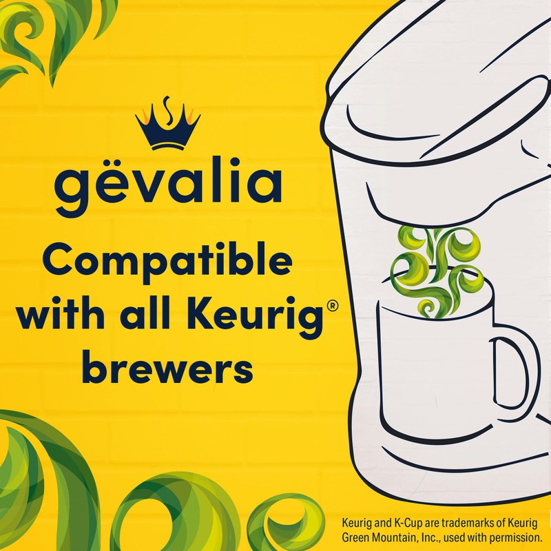 Gevalia Colombia Medium Roast K-Cup Coffee Pods, 22 ct Box