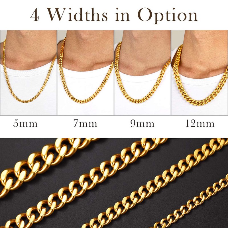 [FindChic] Men's Stainless Steel, Hypoallergenic, Simple, Hip Hop, Men's Accessories,