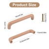 MOROBOR Wooden Cabinet Handles Solid Wooden Drawer Pull 10 Pack