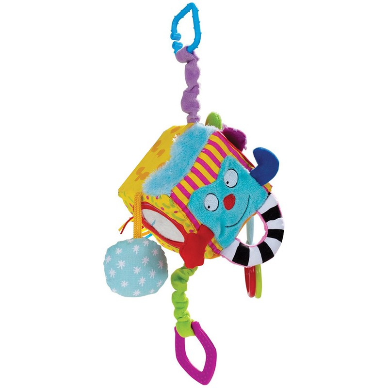 Baby Kids Toys Cartoon Cube Rattle Teether Toys Cubes for