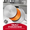 MICHELANGELO Stainless Steel Sauce Pan with Lid, 2.5 Quart Sauce
